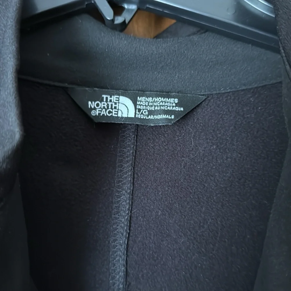 The North Face Men's Full Zip Black Fleece Lined Athletic Jacket  Sz Lg